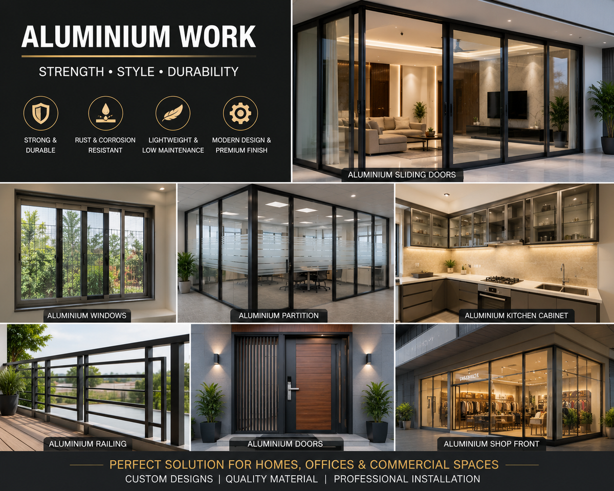 aluminium work