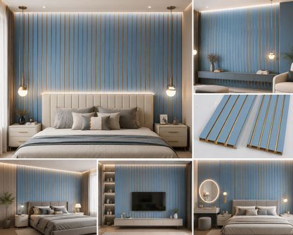Fluted Panel wall Paneling work-(₹100-₹200)/sq.ft