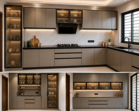 Aluminum Kitchen Work - (₹850-₹1500) / sq.ft