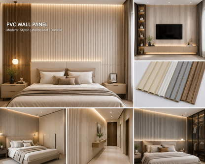 PVC Panel wall Paneling work- (₹70-₹100) /sq.ft