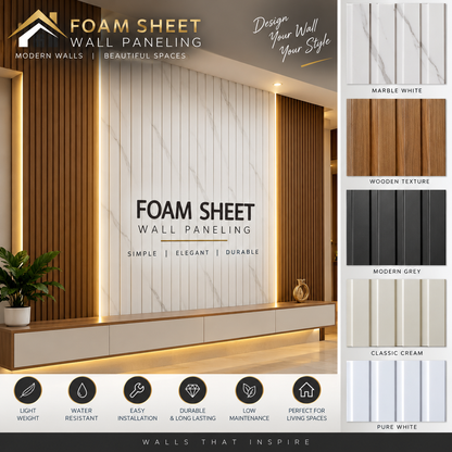 Foam uv role sheet work -(₹50-₹100)/sq.ft
