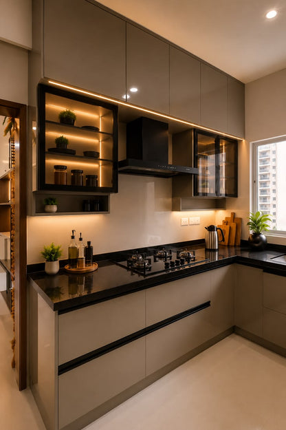 Aluminum Kitchen Work - (₹850-₹1500) / sq.ft